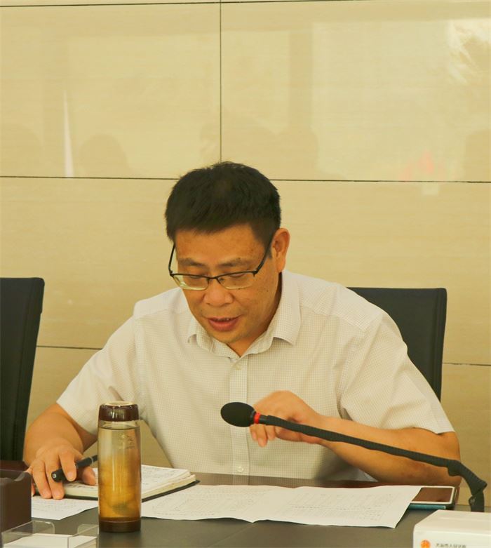 9月15日下午，黄石中院党组成员、副院长王军，审管办主任尹策等一行到大冶法院督办指导审判管理工作。大冶法院党组副书记、副院长黄宝明，党组成员陈新栋等参加活动。 (2).jpg
